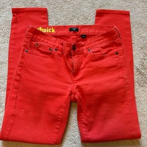 Orange J.Crew Jeans